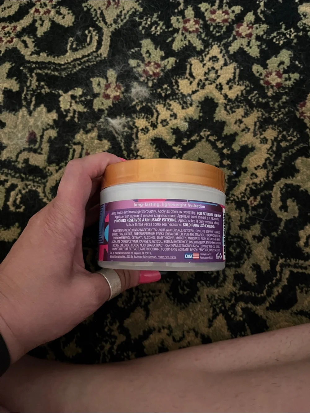 Tree Hut Sweet Cream Whipped Shea Butter Moisturizer - Pink & Orange